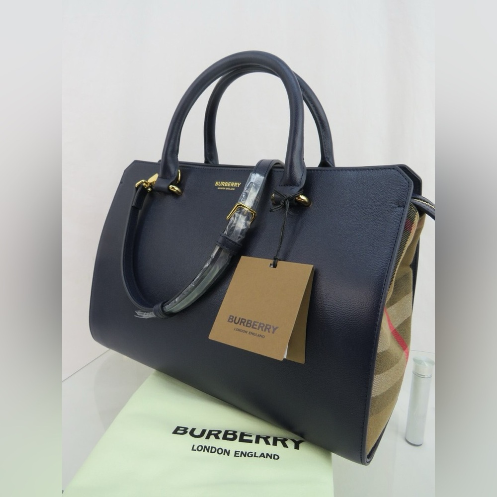Burberry Black and Brown Satchel - Picture 11 of 14